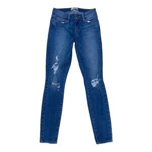 Paige Verdugo Ankle Distressed Skinny Jeans 26